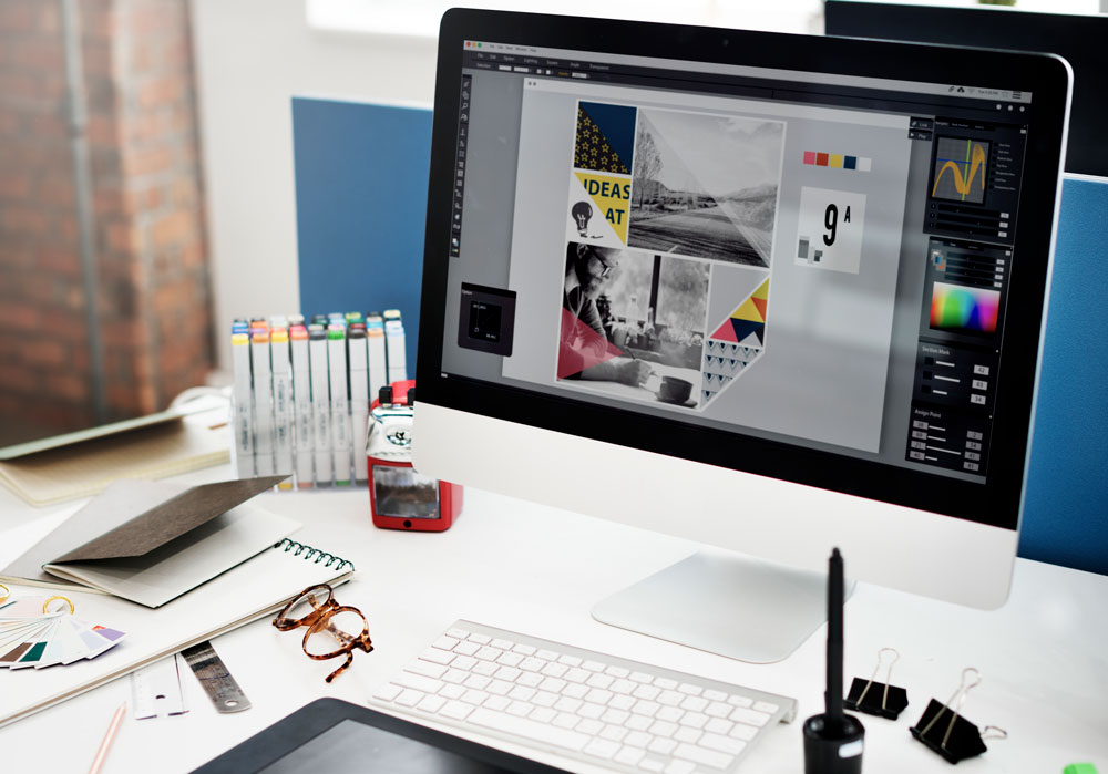 Konzept zur Planung einer Marketing-Strategie — Ideen für Kampagnen, SEO, Content und Analytics, mit KI-Tools geordnet.